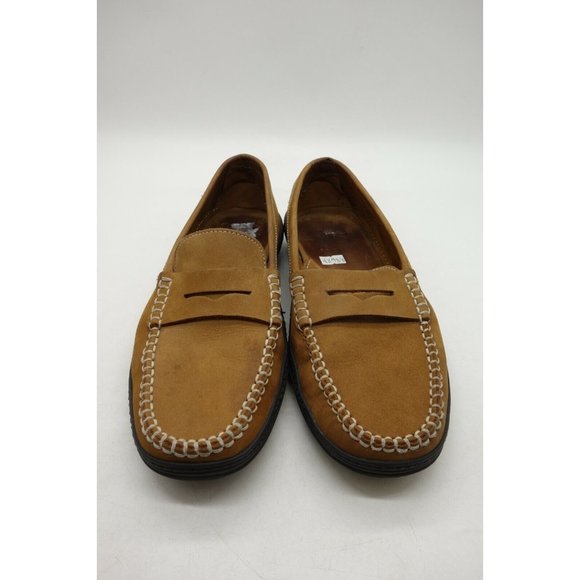 Dooney & Burke Brown Leather Moc Toe Penny Loafer Driving Shoes Men\'s 9.5 main image 10